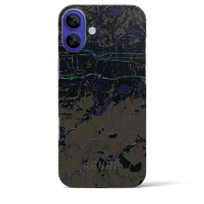 【甘楽（群馬県）】地図柄iPhoneケース（バックカバータイプ）