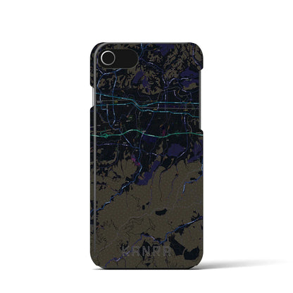 【甘楽（群馬県）】地図柄iPhoneケース（バックカバータイプ）