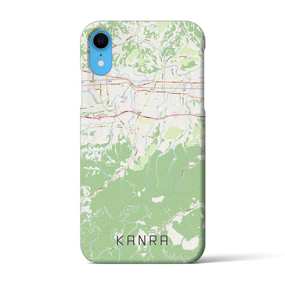 【甘楽（群馬県）】地図柄iPhoneケース（バックカバータイプ）