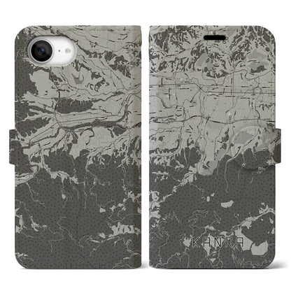 【甘楽（群馬県）】地図柄iPhoneケース（手帳タイプ）