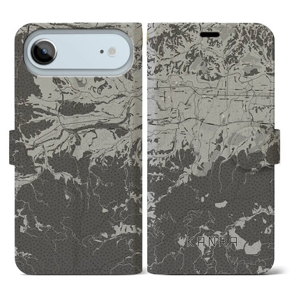 【甘楽（群馬県）】地図柄iPhoneケース（手帳タイプ）