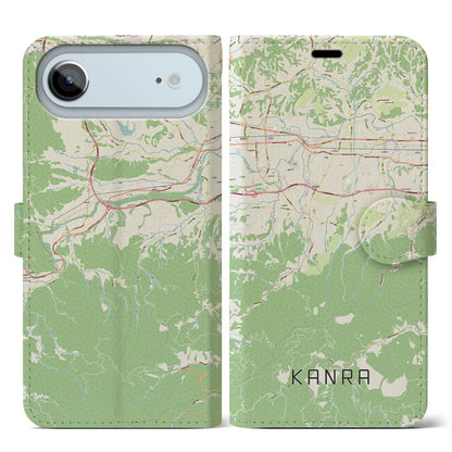 【甘楽（群馬県）】地図柄iPhoneケース（手帳タイプ）