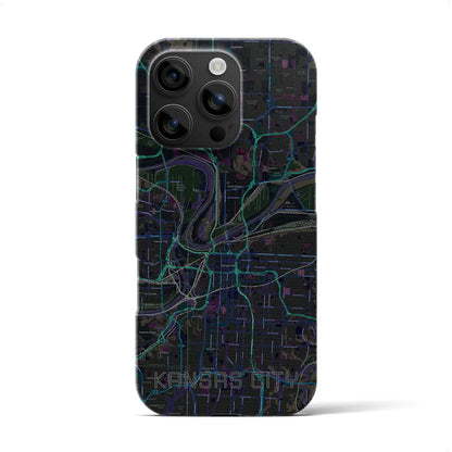 【カンザスシティ（アメリカ）】地図柄iPhoneケース（バックカバータイプ）