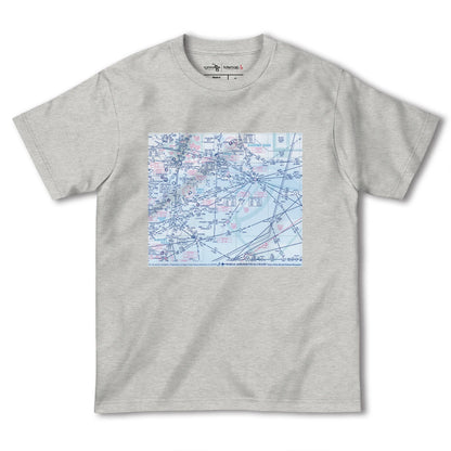 【関東航空図（東京都）】航空図Tシャツ
