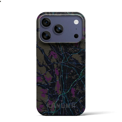 【鹿沼（栃木県）】地図柄iPhoneケース（バックカバータイプ）