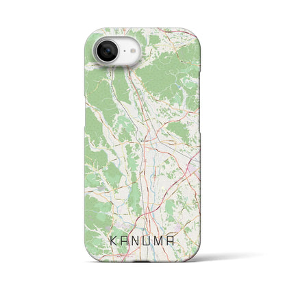 【鹿沼（栃木県）】地図柄iPhoneケース（バックカバータイプ）