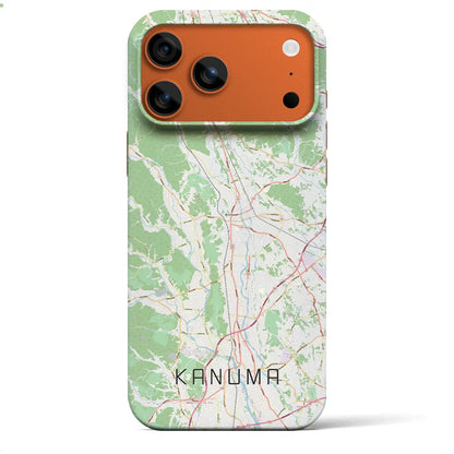 【鹿沼（栃木県）】地図柄iPhoneケース（バックカバータイプ）