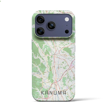 【鹿沼（栃木県）】地図柄iPhoneケース（バックカバータイプ）