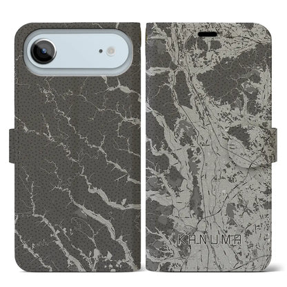 【鹿沼（栃木県）】地図柄iPhoneケース（手帳タイプ）