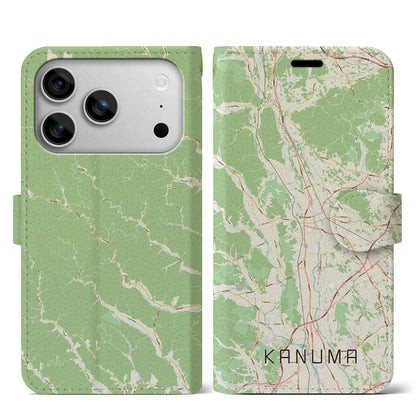 【鹿沼（栃木県）】地図柄iPhoneケース（手帳タイプ）