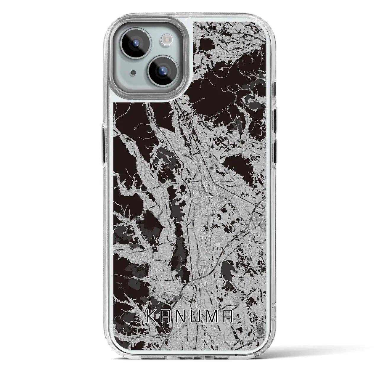 【鹿沼（栃木県）】地図柄iPhoneケース（MagSafeタイプ）