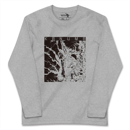 【鹿沼（栃木県）】地図柄ロングスリーブTシャツ