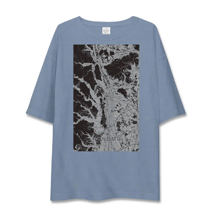 【鹿沼（栃木県）】地図柄ビッグシルエットTシャツ