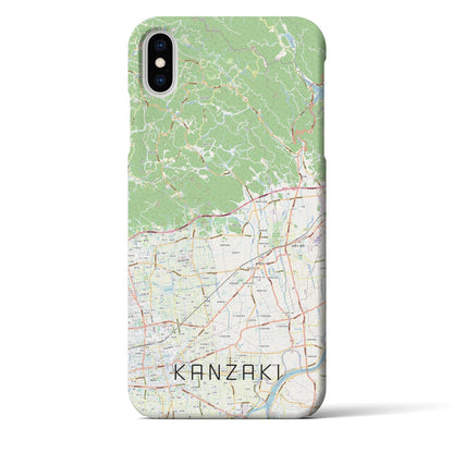 【神埼（佐賀県）】地図柄iPhoneケース（バックカバータイプ）
