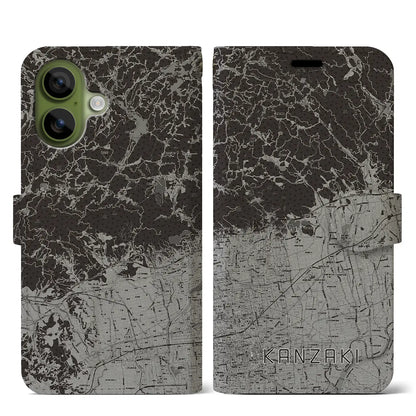 【神埼（佐賀県）】地図柄iPhoneケース（手帳タイプ）