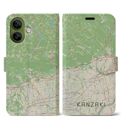 【神埼（佐賀県）】地図柄iPhoneケース（手帳タイプ）