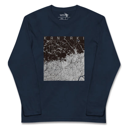 【神埼（佐賀県）】地図柄ロングスリーブTシャツ