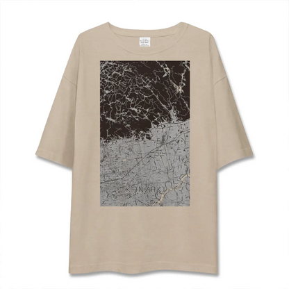 【神埼（佐賀県）】地図柄ビッグシルエットTシャツ