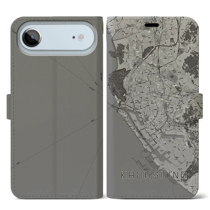 【高雄（台湾）】地図柄iPhoneケース（手帳タイプ）