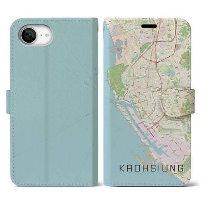 【高雄（台湾）】地図柄iPhoneケース（手帳タイプ）