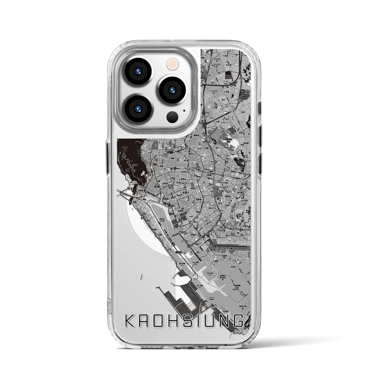 【高雄（台湾）】地図柄iPhoneケース（MagSafeタイプ）