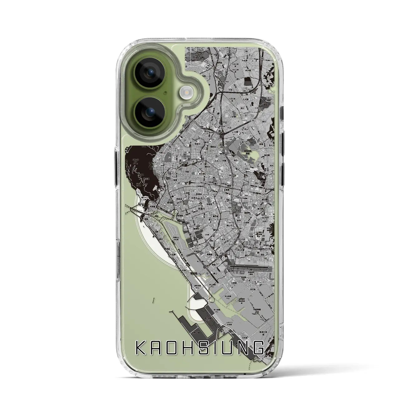 【高雄（台湾）】地図柄iPhoneケース（MagSafeタイプ）