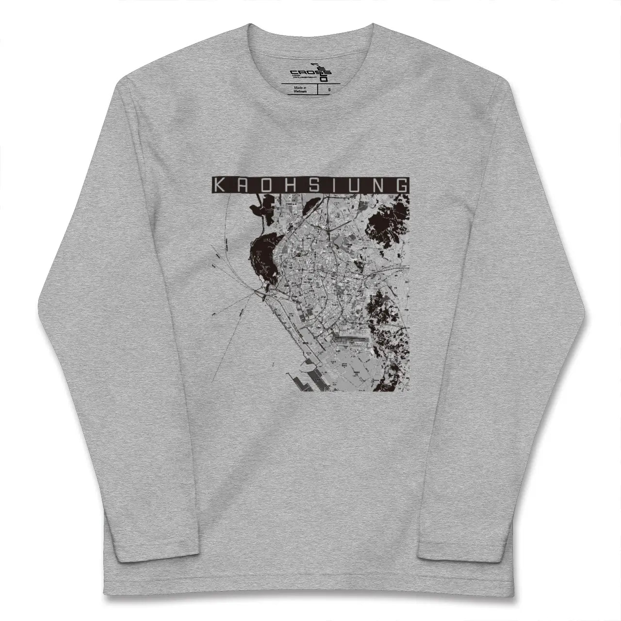 【高雄（台湾）】地図柄ロングスリーブTシャツ