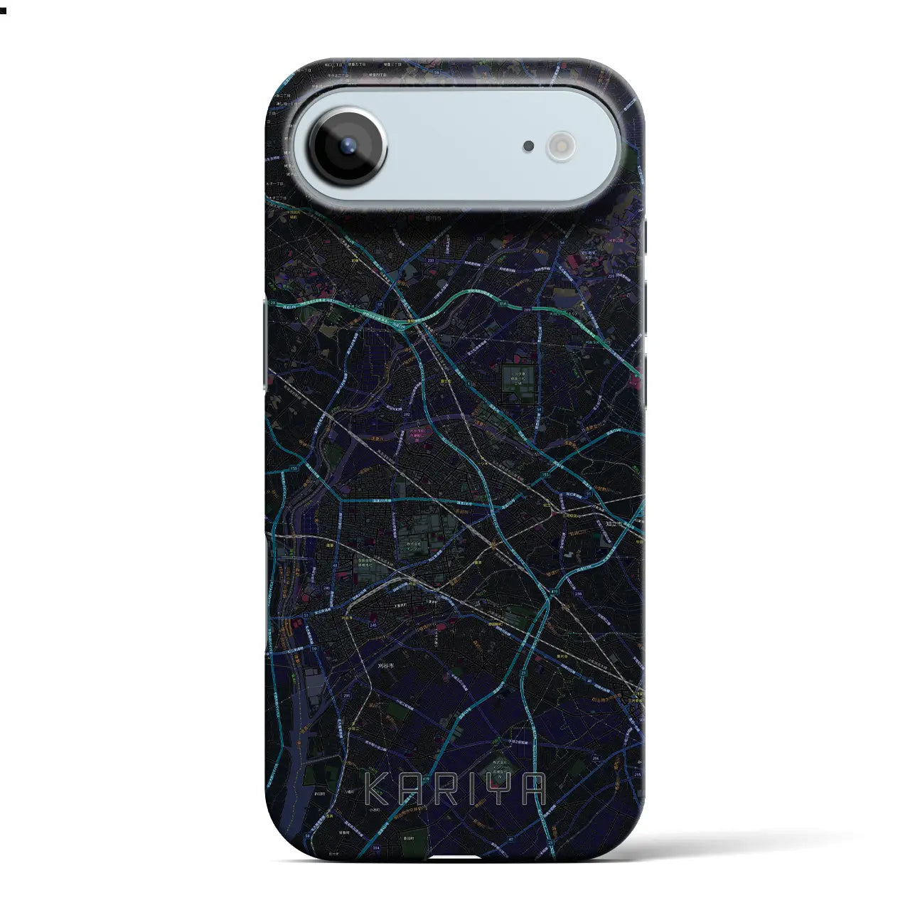 【刈谷（愛知県）】地図柄iPhoneケース（バックカバータイプ）