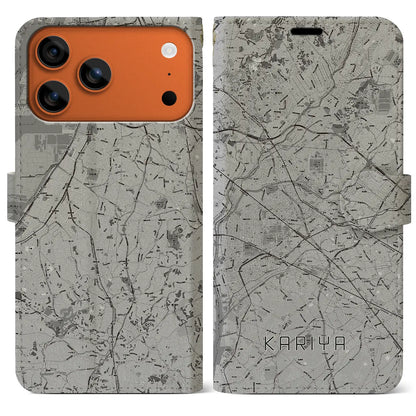 【刈谷（愛知県）】地図柄iPhoneケース（手帳タイプ）