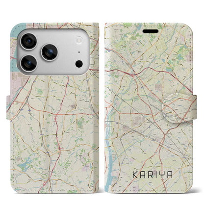 【刈谷（愛知県）】地図柄iPhoneケース（手帳タイプ）