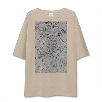 【刈谷（愛知県）】地図柄ビッグシルエットTシャツ