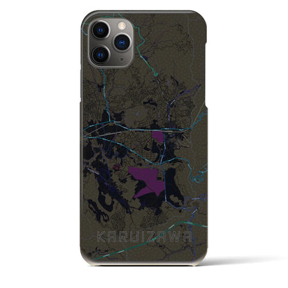 【軽井沢（長野県）】地図柄iPhoneケース（バックカバータイプ）