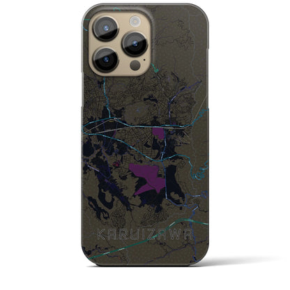 【軽井沢（長野県）】地図柄iPhoneケース（バックカバータイプ）