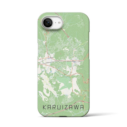 【軽井沢（長野県）】地図柄iPhoneケース（バックカバータイプ）