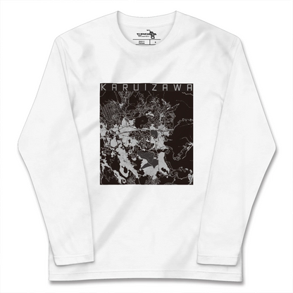 【軽井沢（長野県）】地図柄ロングスリーブTシャツ