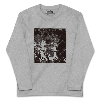 【軽井沢（長野県）】地図柄ロングスリーブTシャツ
