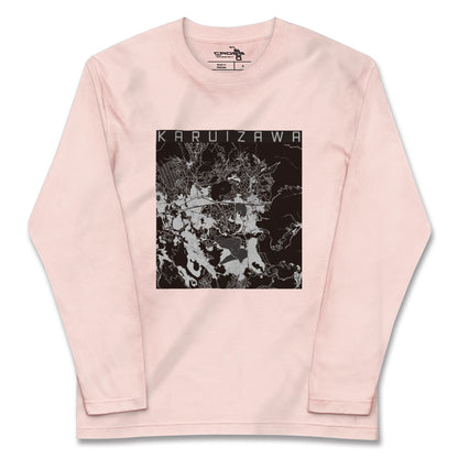 【軽井沢（長野県）】地図柄ロングスリーブTシャツ