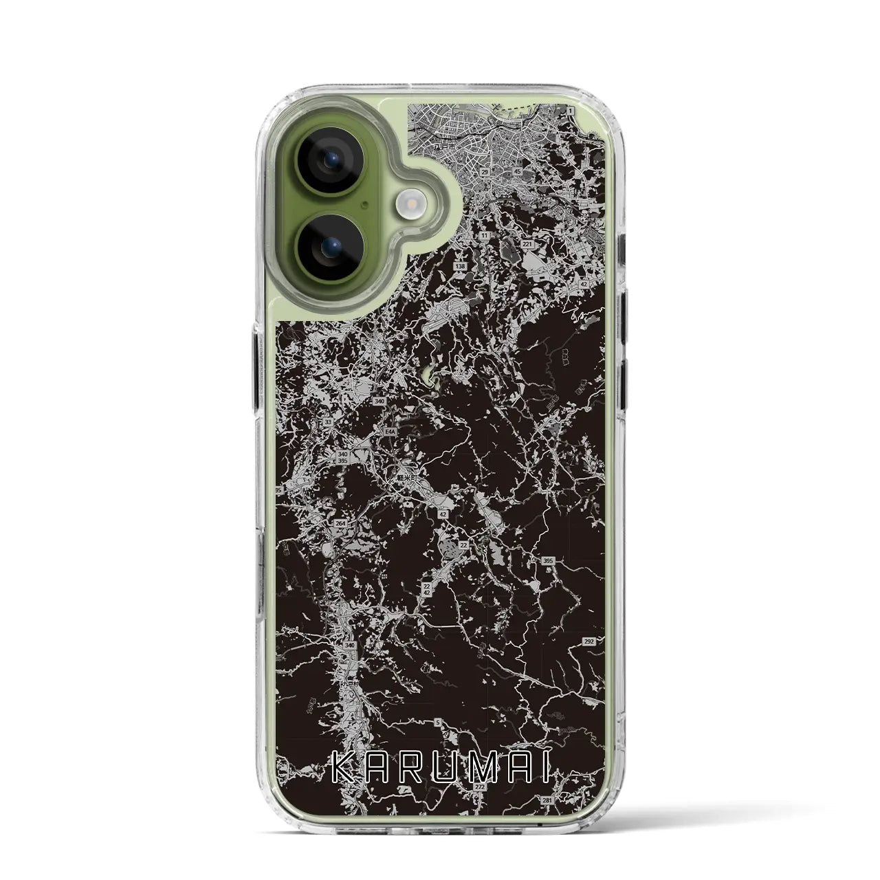 【軽米（岩手県）】地図柄iPhoneケース（MagSafeタイプ）