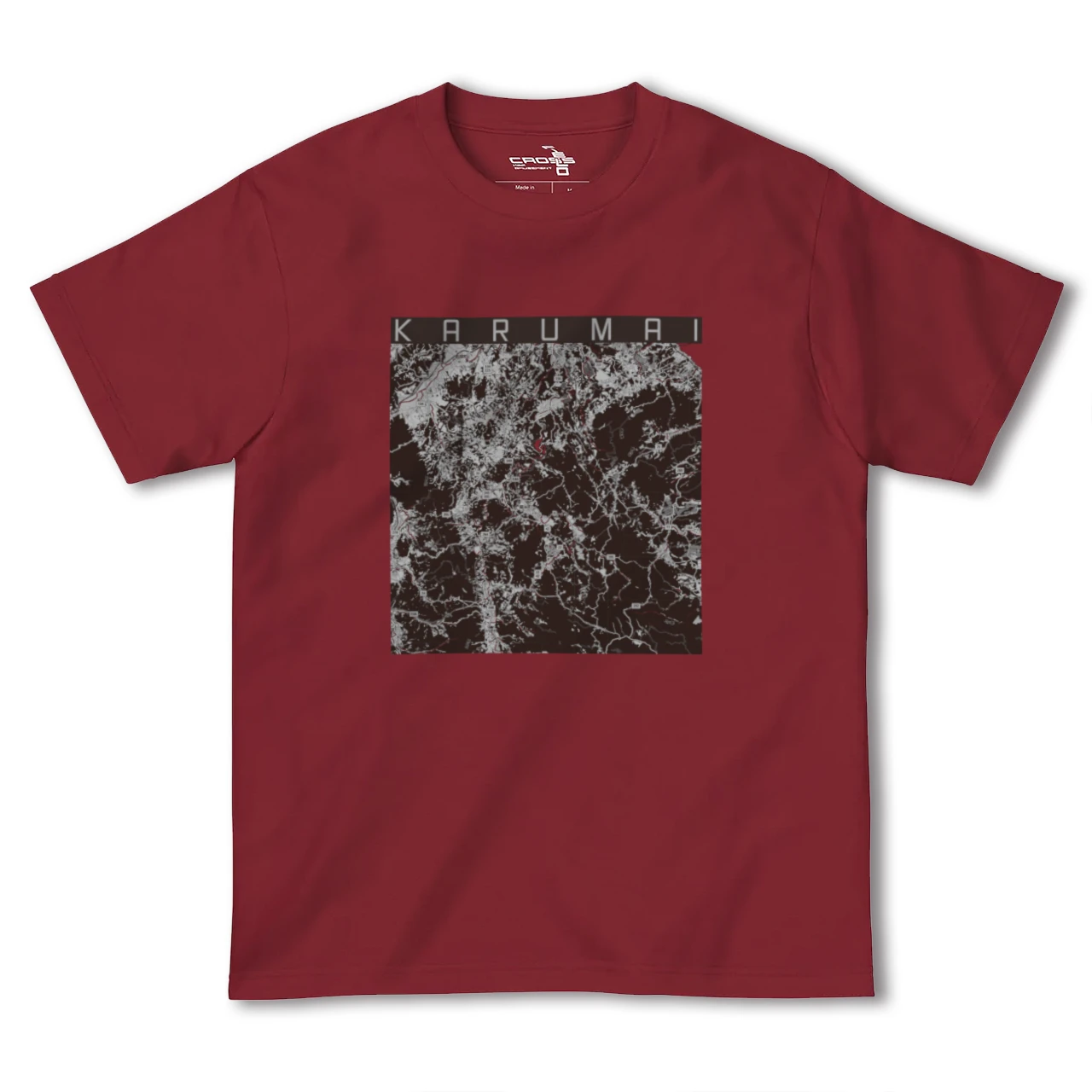 【軽米（岩手県）】地図柄ヘビーウェイトTシャツ
