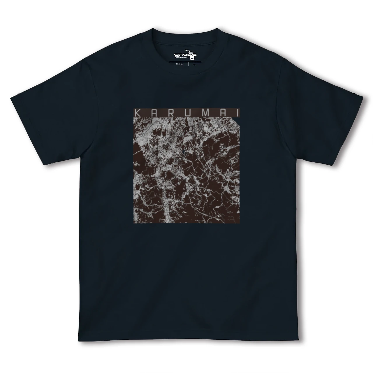 【軽米（岩手県）】地図柄ヘビーウェイトTシャツ