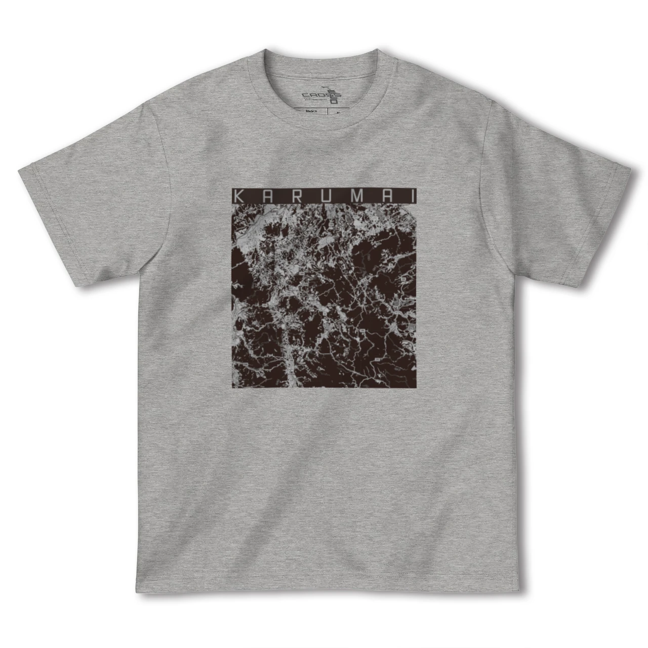 【軽米（岩手県）】地図柄ヘビーウェイトTシャツ