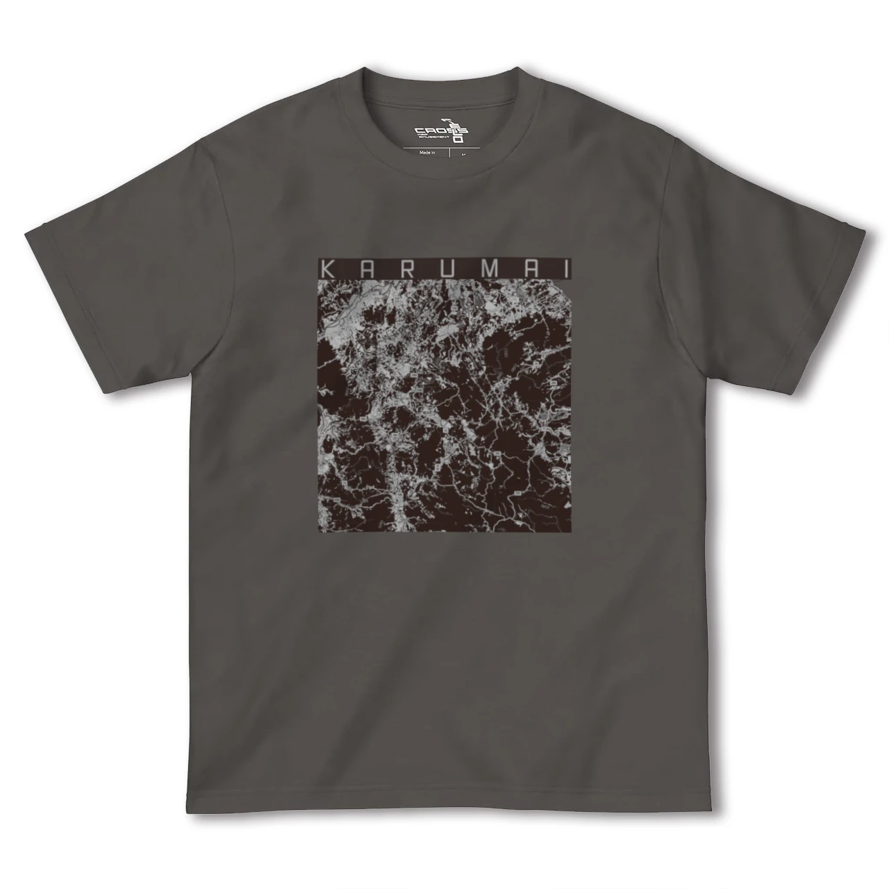 【軽米（岩手県）】地図柄ヘビーウェイトTシャツ