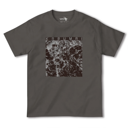 【軽米（岩手県）】地図柄ヘビーウェイトTシャツ