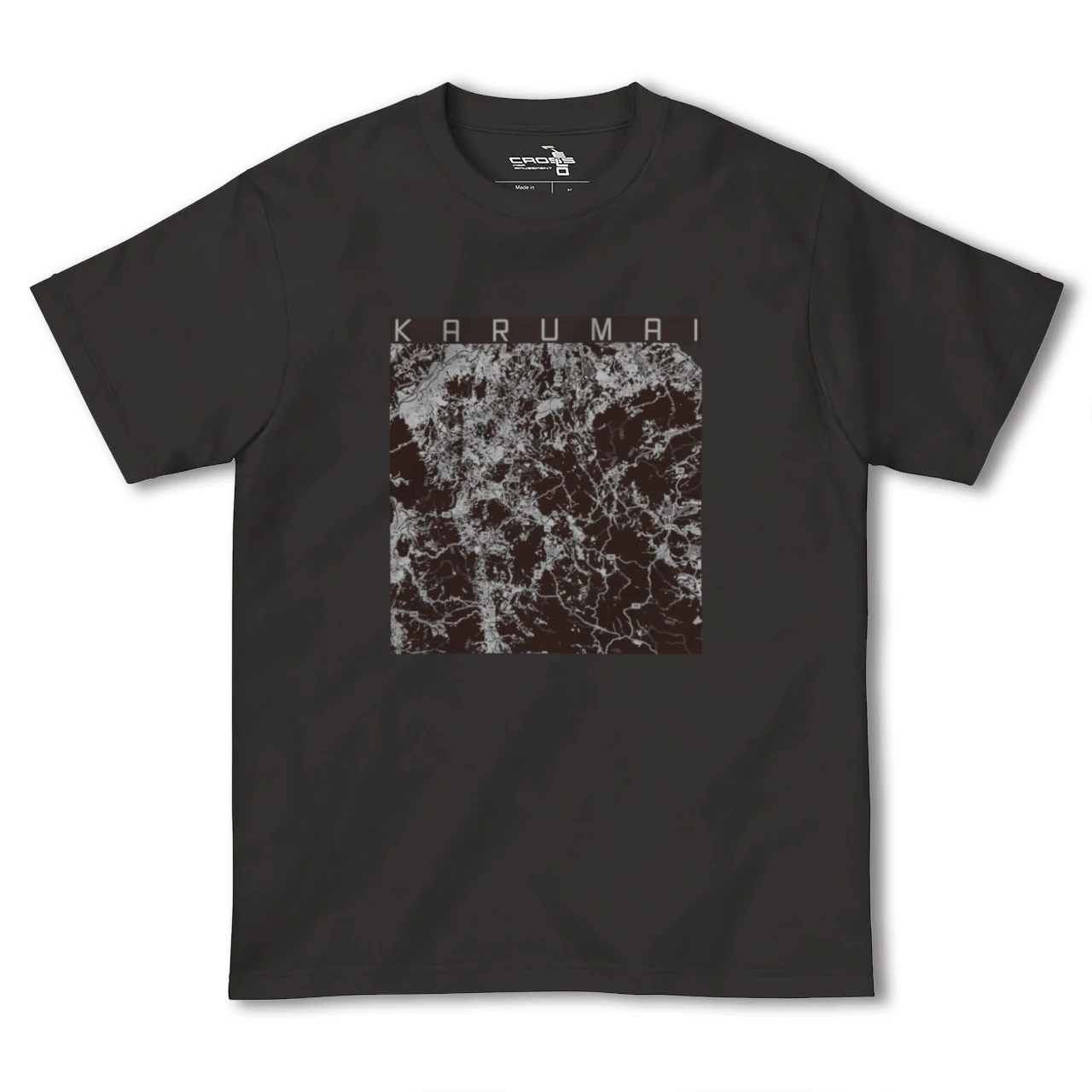 【軽米（岩手県）】地図柄ヘビーウェイトTシャツ