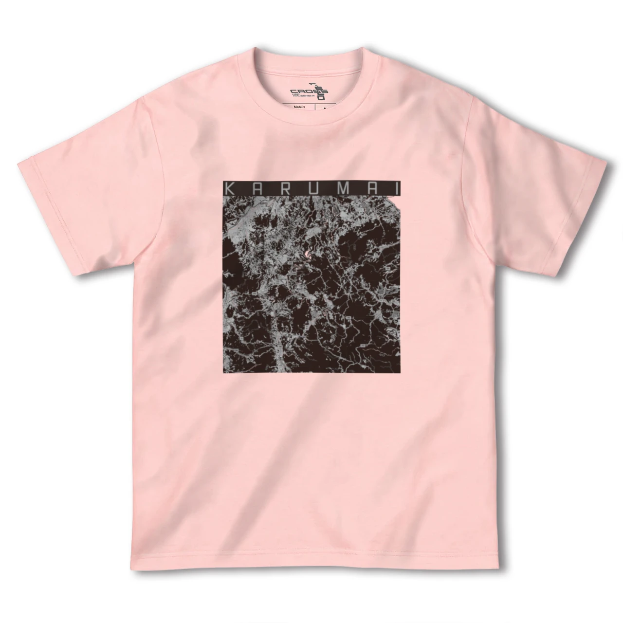 【軽米（岩手県）】地図柄ヘビーウェイトTシャツ