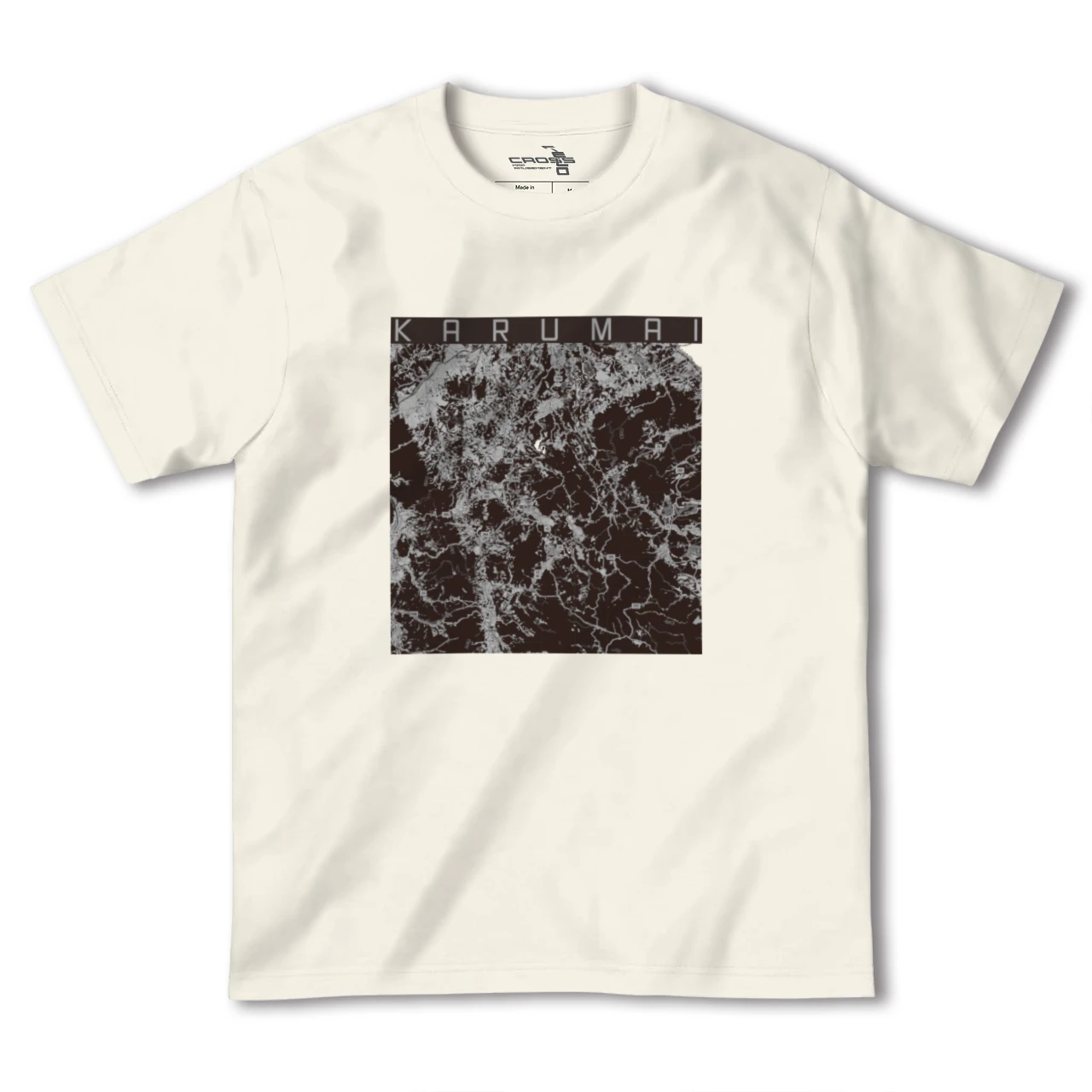 【軽米（岩手県）】地図柄ヘビーウェイトTシャツ