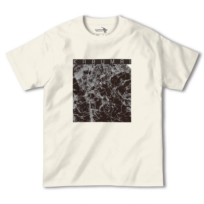 【軽米（岩手県）】地図柄ヘビーウェイトTシャツ
