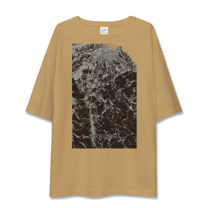 【軽米（岩手県）】地図柄ビッグシルエットTシャツ