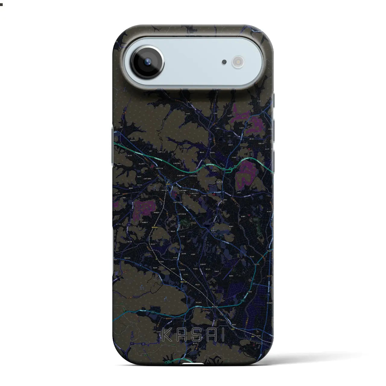 【加西（兵庫県）】地図柄iPhoneケース（バックカバータイプ）