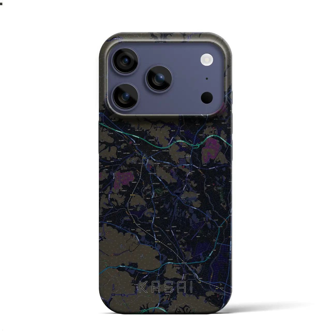 【加西（兵庫県）】地図柄iPhoneケース（バックカバータイプ）